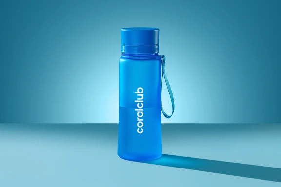 Plastová fľaša coralclub